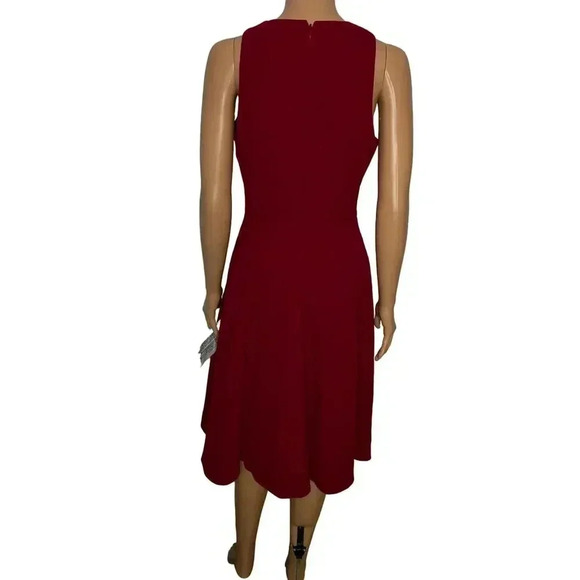 Dress The Population Catalina Dress in Garnet size S NWT Fit and Flare - Picture 6 of 12
